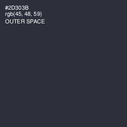 #2D303B - Outer Space Color Image